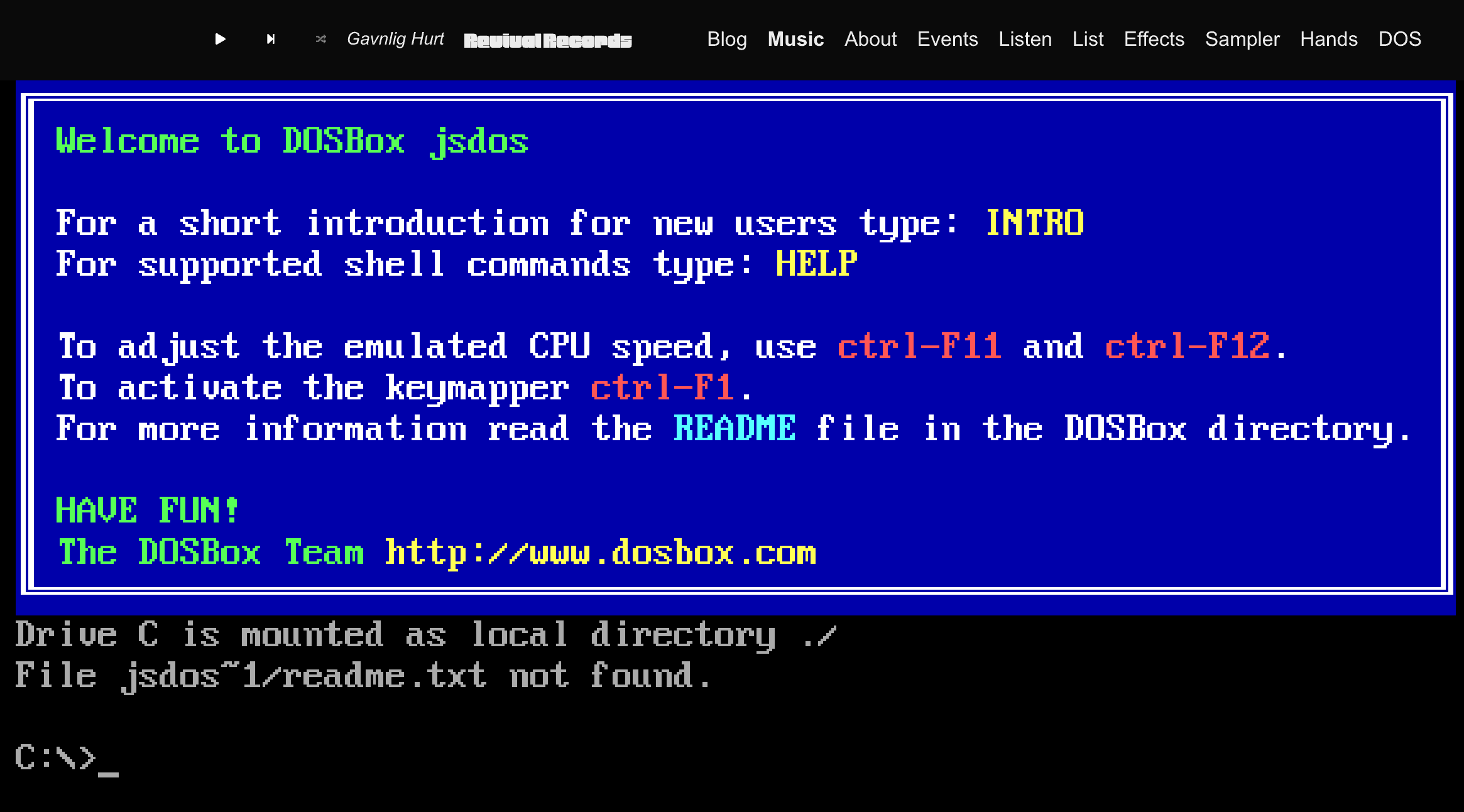 Mcirosoft DOS
